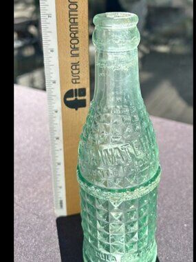 1920-1930's CHERO-COLA Soda Water Art Deco Bottle - ASHEVILLE, N.C. Pat'd 1924